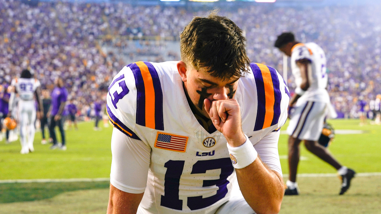 New LSU QB1 Garrett Nussmeier: 'God's timing is always right'