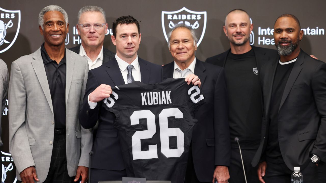 Klint Kubiak named Las Vegas Raiders head coach: ‘I’m sitting right here because of Jesus Christ’