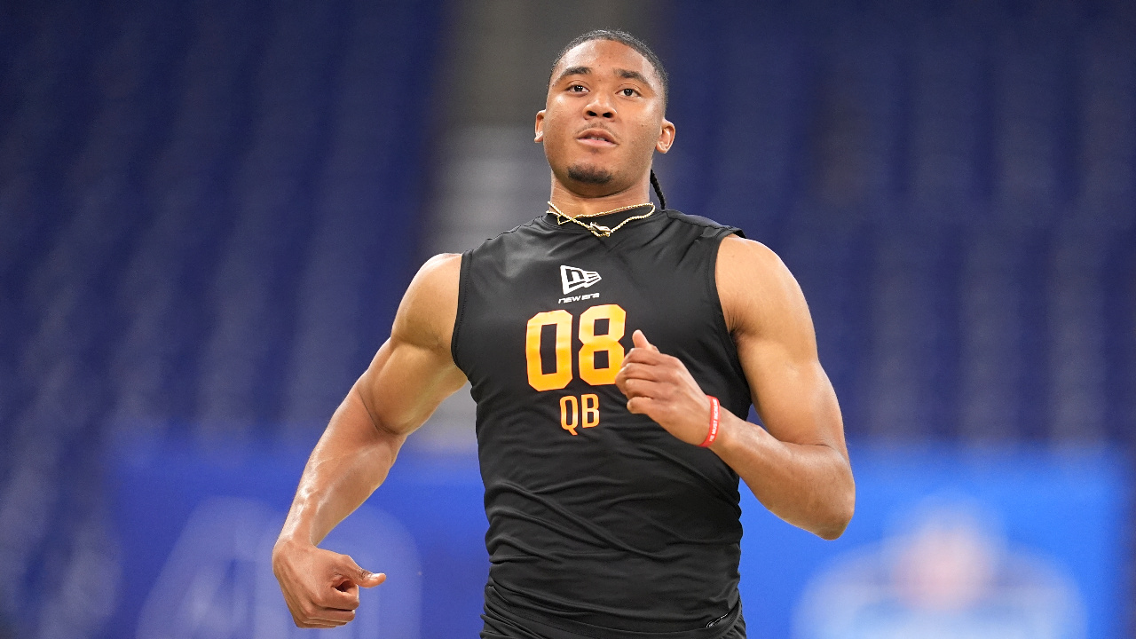 QB Taylen Green says ‘Jesus Christ’ is most important after setting multiple NFL Combine records