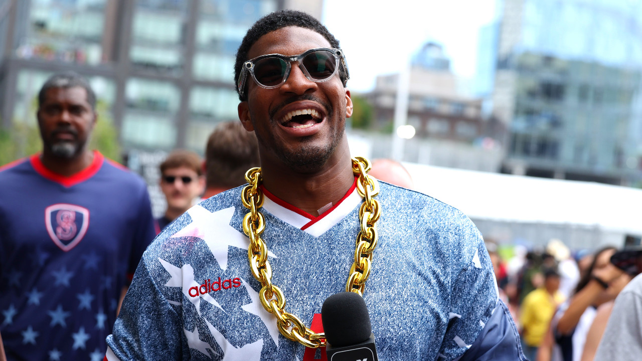 Man of God, man of the people: N.Y. Giants QB Jameis Winston enjoying World Cup thrills