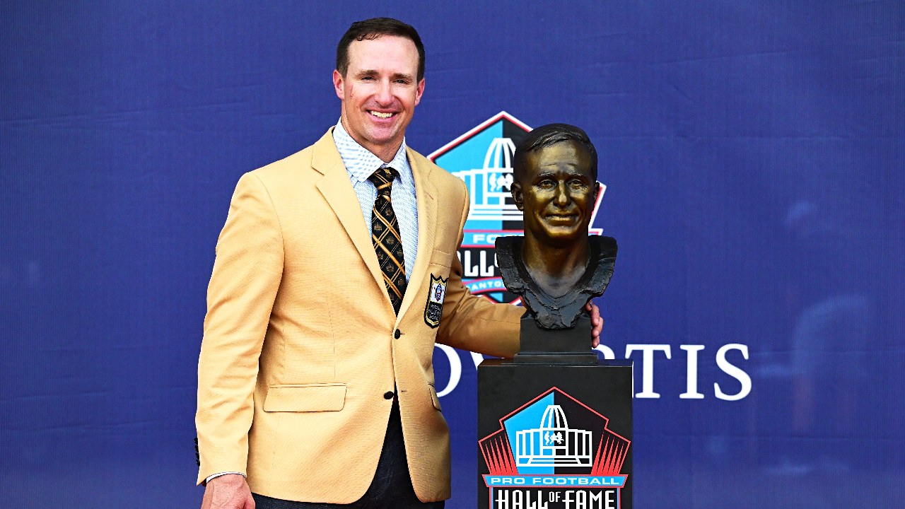 Drew Brees enshrined into Pro Football Hall of Fame, recalls ‘when Christ came into my heart’