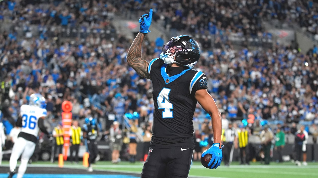 Carolina Panthers WR Tetairoa McMillan ‘grateful’ for career day, believes ‘God is just so amazing’